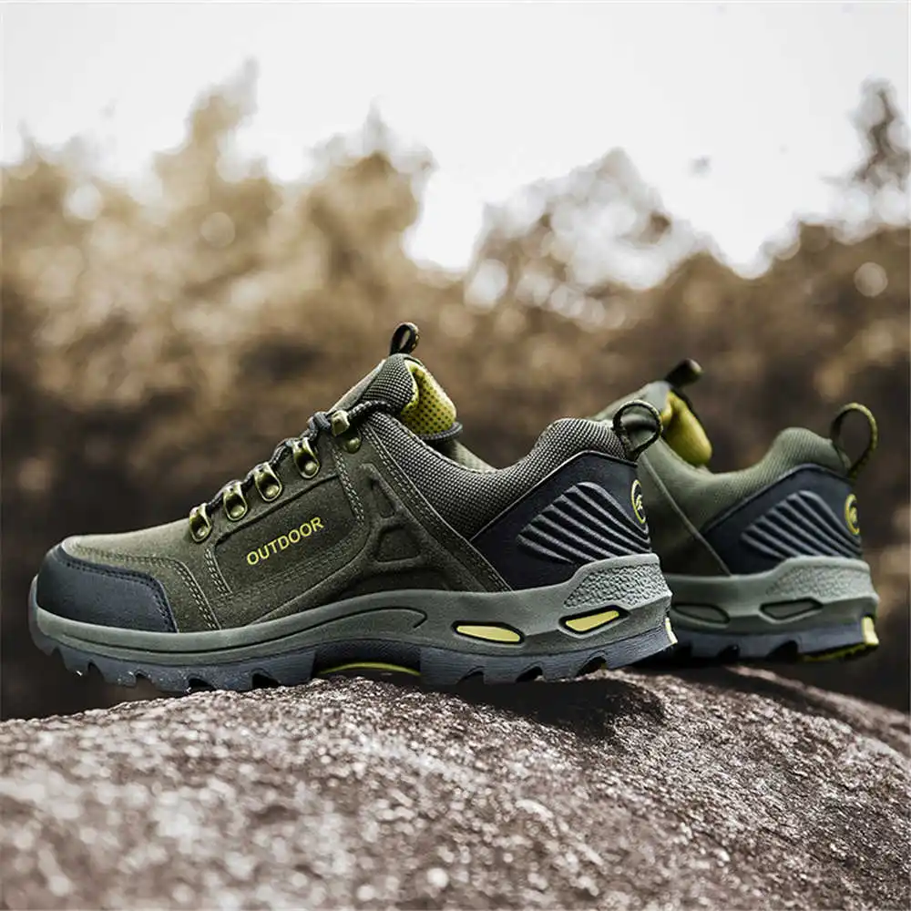 Vintage Collectible Classics - Non-SLIP Lace Up เดินป่าเทนนิสสําหรับชายเทรนเนอร์สําหรับชาย Mountain รองเท้ารองเท้าผ้าใบกีฬาแฟชั่น-Man