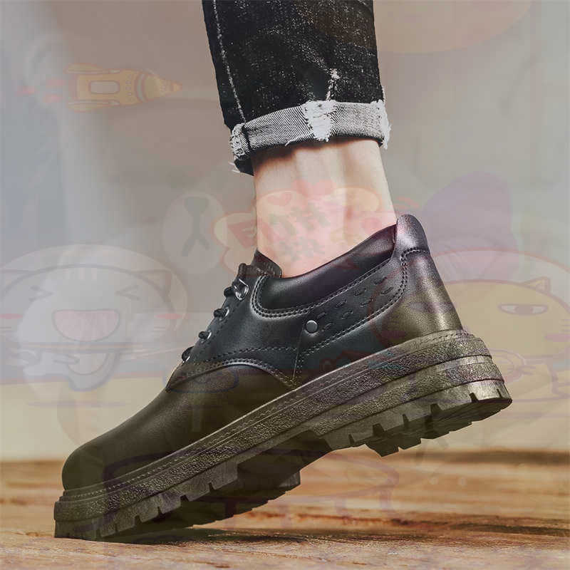 Vintage Collectible Classics - Dark Natural หนังแฟชั่น Trainers เทนนิสรองเท้าผ้าใบผู้ชายรองเท้าแฟชั่นรองเท้าผ้าใบคุณภาพกีฬาราคาต่ําสุขภาพ