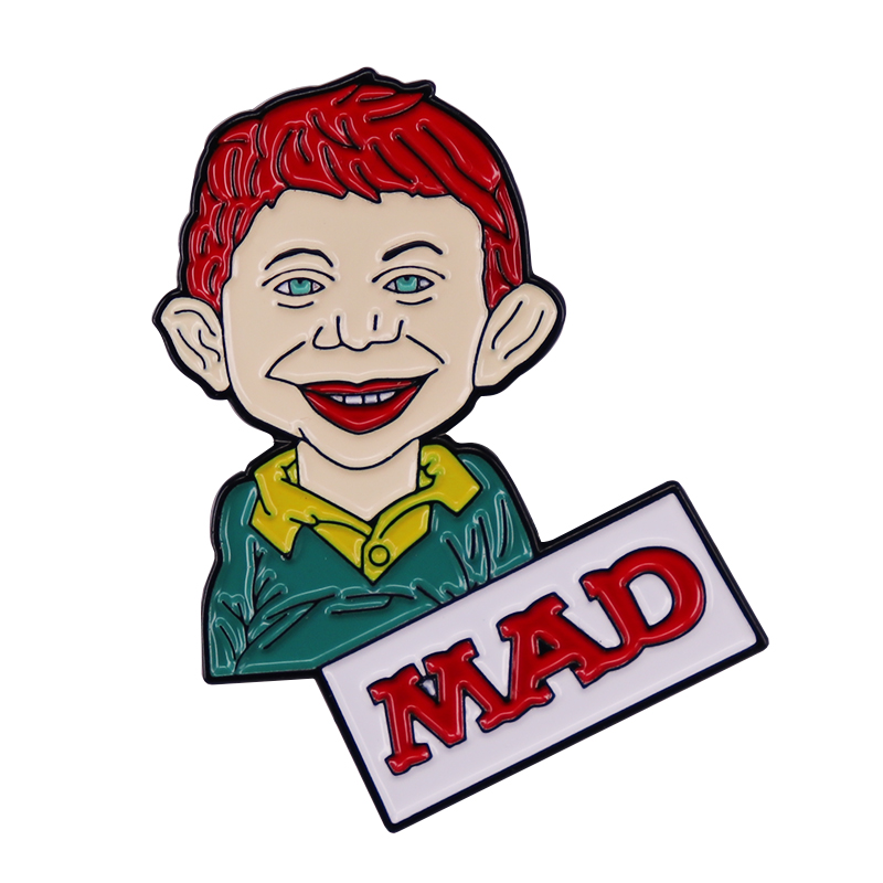 Vintage Collectible Pins - MAD Magazine Alfred E. Neuman Enamel
