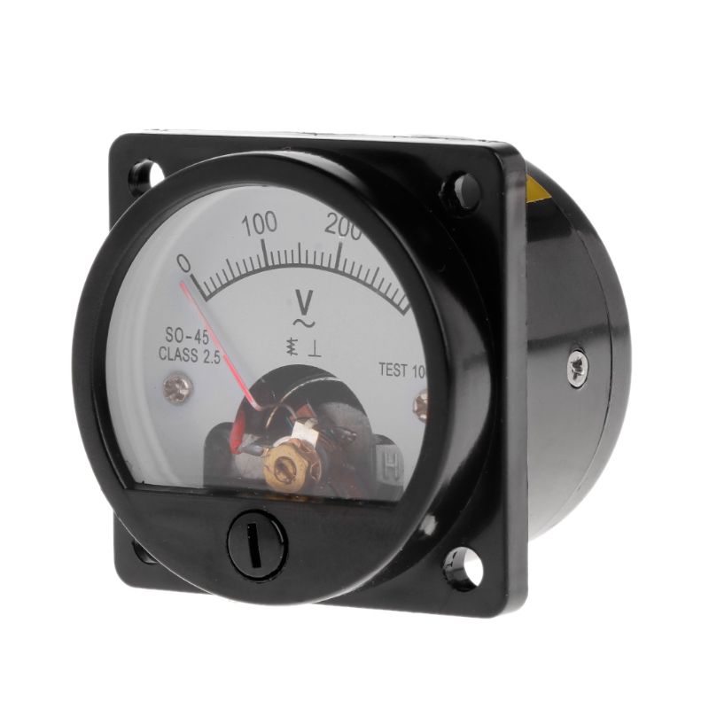 Analog Meter Gauge - โวลต์มิเตอร์SO-45 AC 0-300V Analog Dial Panel