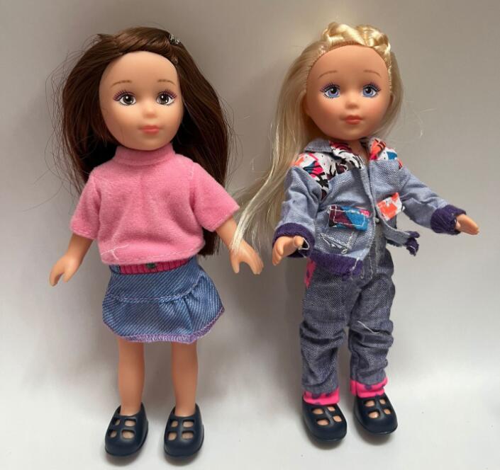 Vintage Collectible Baby Dolls - ตุ๊กตาเด็กผู้หญิงวินเทจน่ารักของเล่นเพลย์เฮาส์ตุ๊กตาข้อต่อของขวัญวันเกิดสำหรับเด็ก