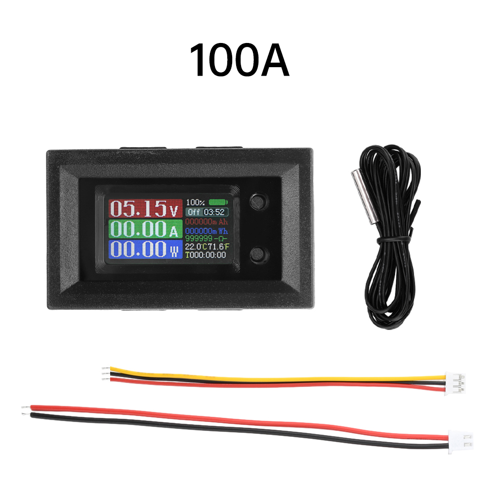 Analog Meter Gauge - โวลต์มิเตอร์ แอมมิเตอร์ และวัตต์มิเตอร์ 9-in-1, DC4–30 V,