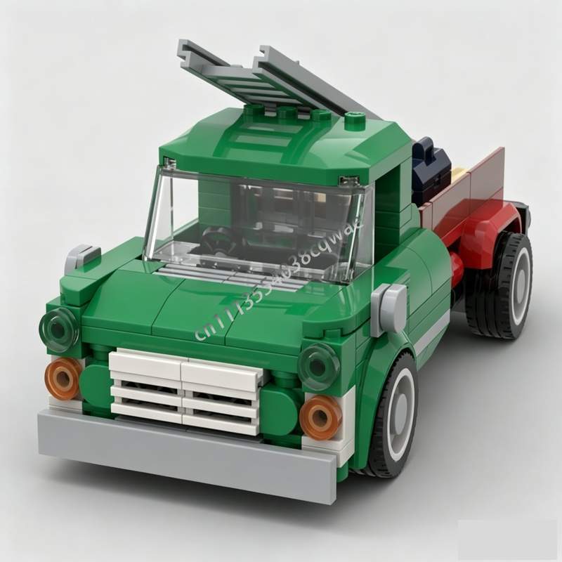 Vintage Collectible Trucks - ชุดตัวต่อรถกระบะวินเทจ 225 ชิ้น รุ่น MOC ของเล่นเสริมพัฒนาการ