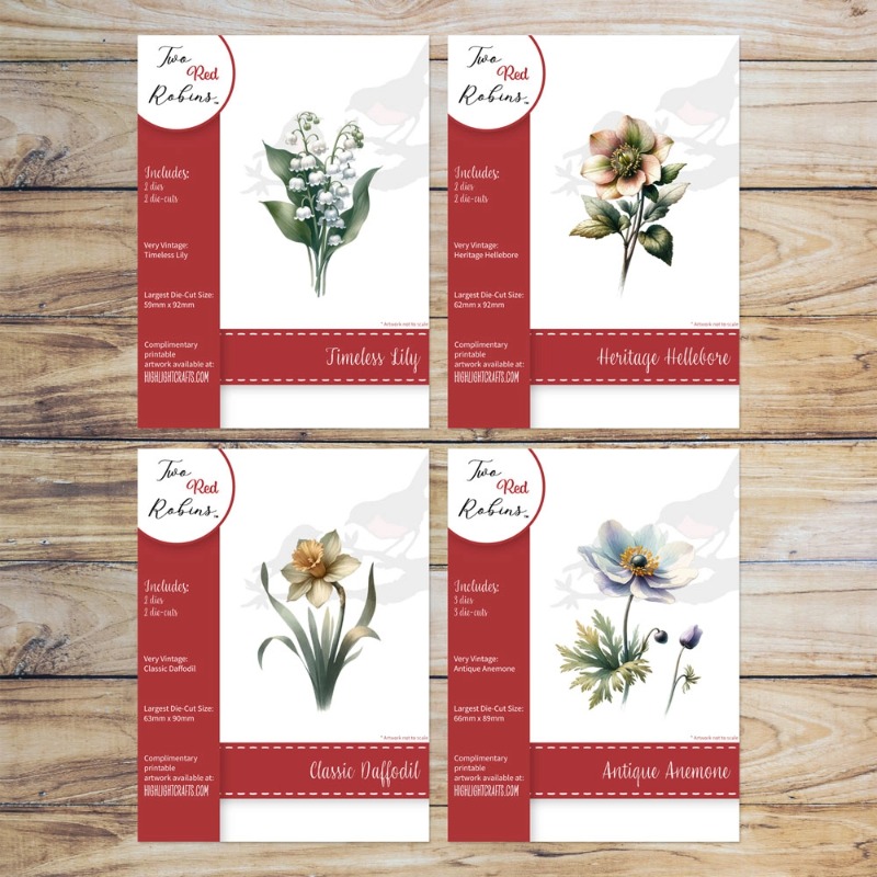 Vintage Collectible Stamps - คอลเลกชันวินเทจมาก Lily ดอกไม้ Anemone ตัดโลหะตายซิลิโคนแสตมป์ Scrapbooking