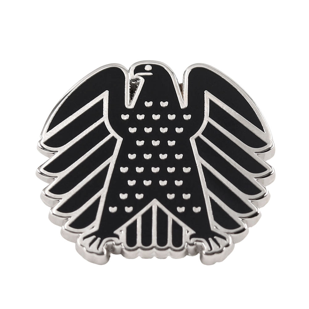 Vintage Collectible Pins - เข็มกลัดแบล็คฮอว์กเยอรมัน สัญลักษณ์แห่งชาติ เข็มกลัดโลหะ สไตล์วินเทจอุตสาหกรรม ของสะสม เข็มกลัดติดเสื้อ