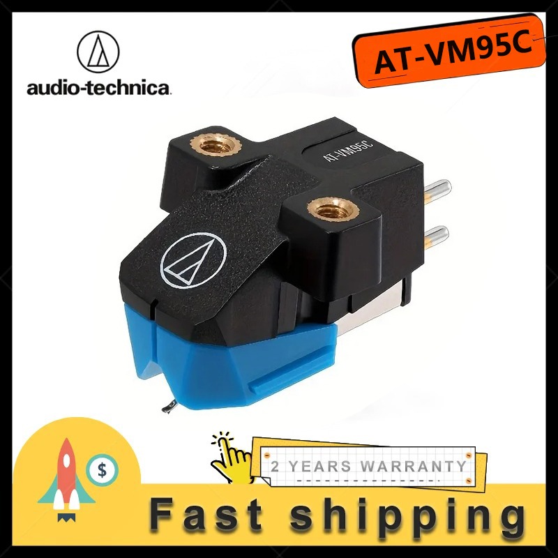 Record Player Needle - เข็มเปลี่ยนอะไหล่สำหรับเครื่องเล่นแผ่นเสียง Audio-Technica AT-VM95C รุ่นหัวเข็มแบบ Moving Magnet