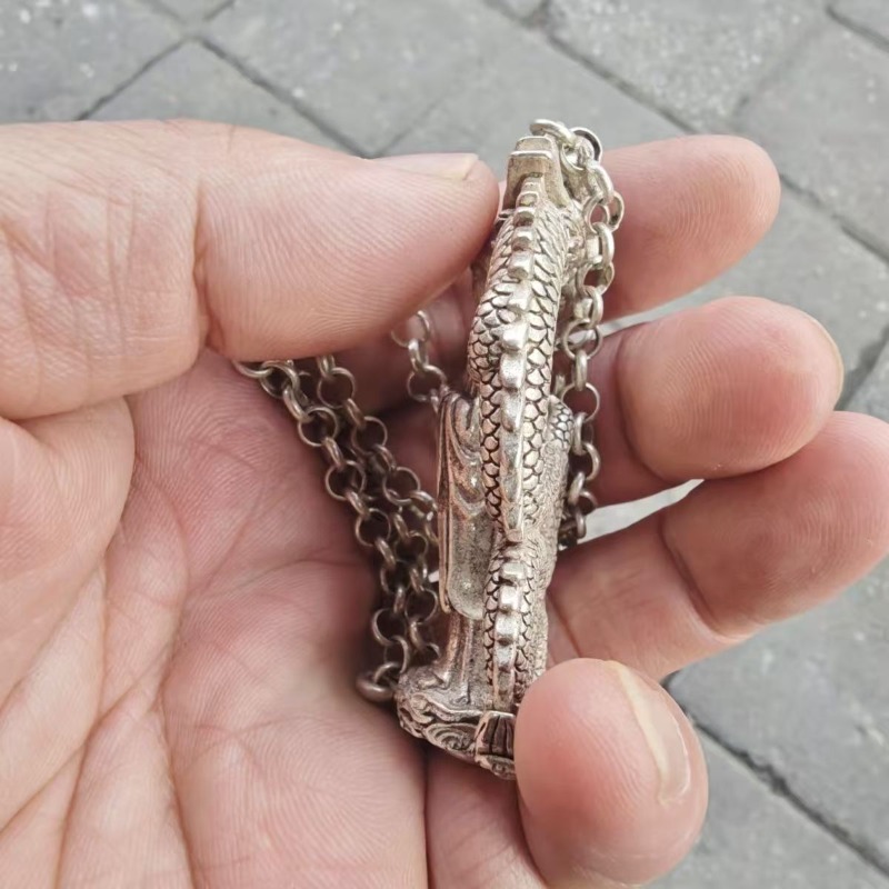 สร้อยคอจี้พระพุทธรูปชุบเงิน วิ - Vintage Collectible Jewelry บทวิจารณ์และราคา