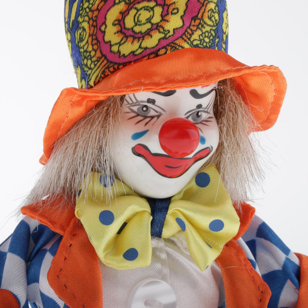 ตุ๊กตาตัวตลกเซรามิกพอร์ซเลนของ - Vintage Collectible Clowns บทวิจารณ์และราคา