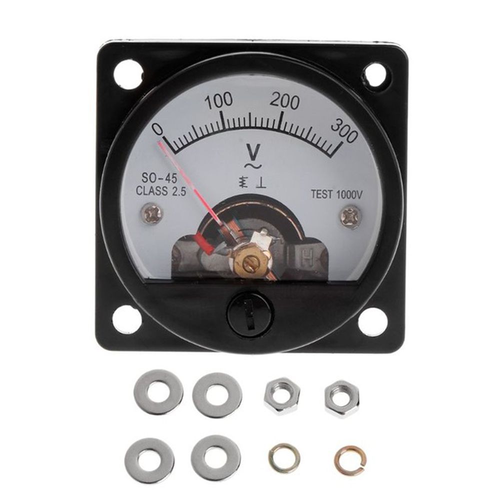 แผงมิเตอร์ AC 0-300V โวลต์มิเต - Analog Meter Gauge บทวิจารณ์และราคา