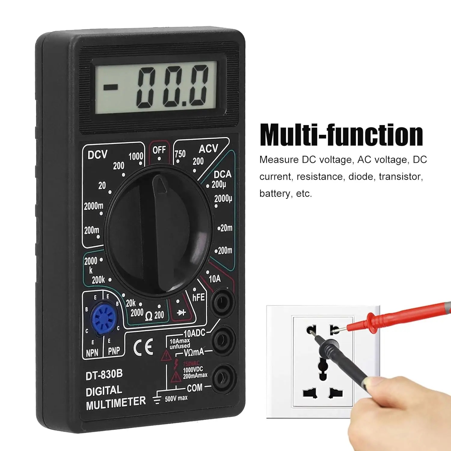 มัลติมิเตอร์แบบดิจิตอล เครื่อง - Analog Meter Gauge บทวิจารณ์และราคา