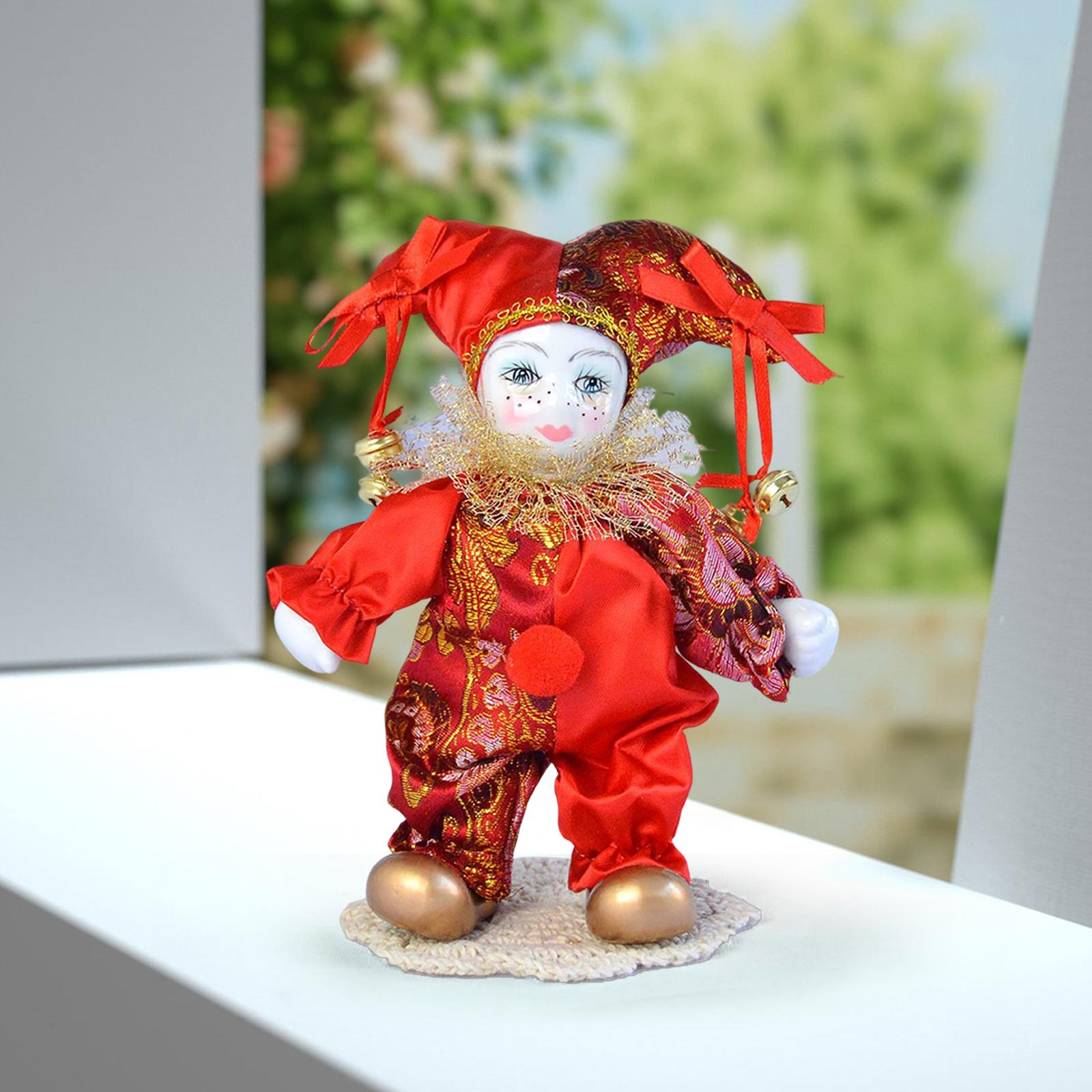 ตุ๊กตาฮาร์เลควินวินวินเทจตุ๊กต - Vintage Collectible Clowns บทวิจารณ์และราคา