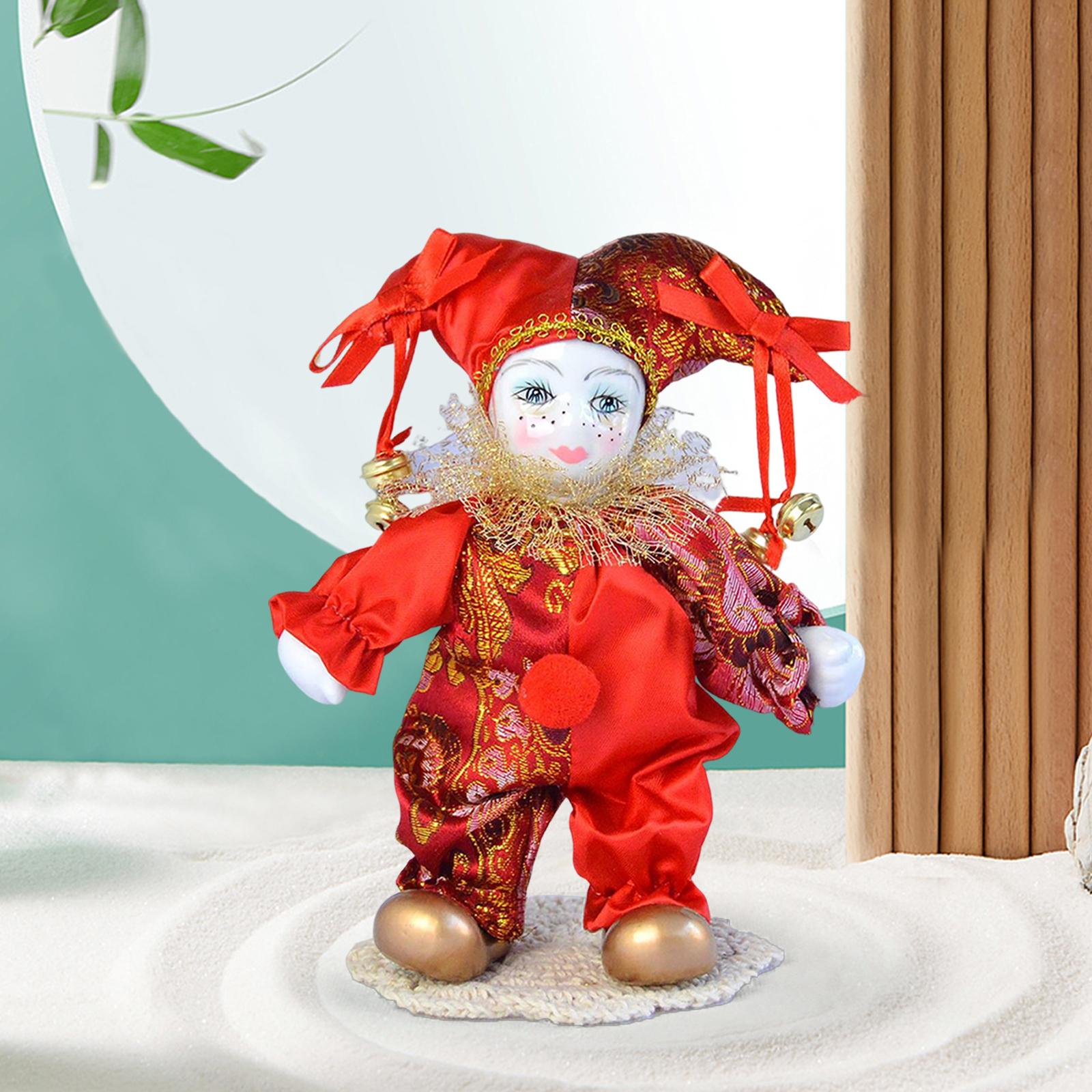 ตุ๊กตาฮาร์เลควินวินวินเทจตุ๊กต - Vintage Collectible Clowns บทวิจารณ์และราคา