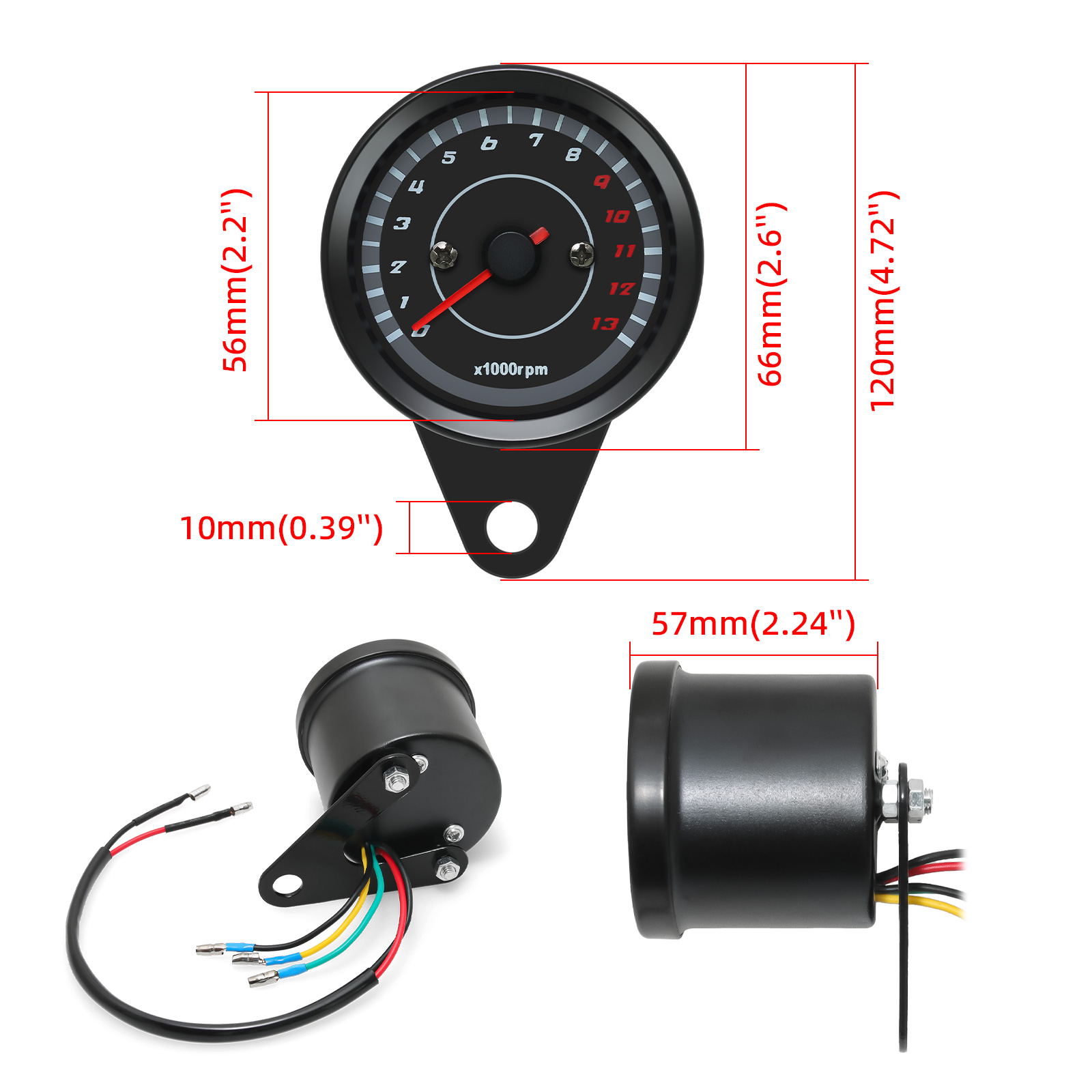มาตรวัดรอบเครื่องยนต์แบบอนาล็อ - Analog Meter Gauge บทวิจารณ์และราคา