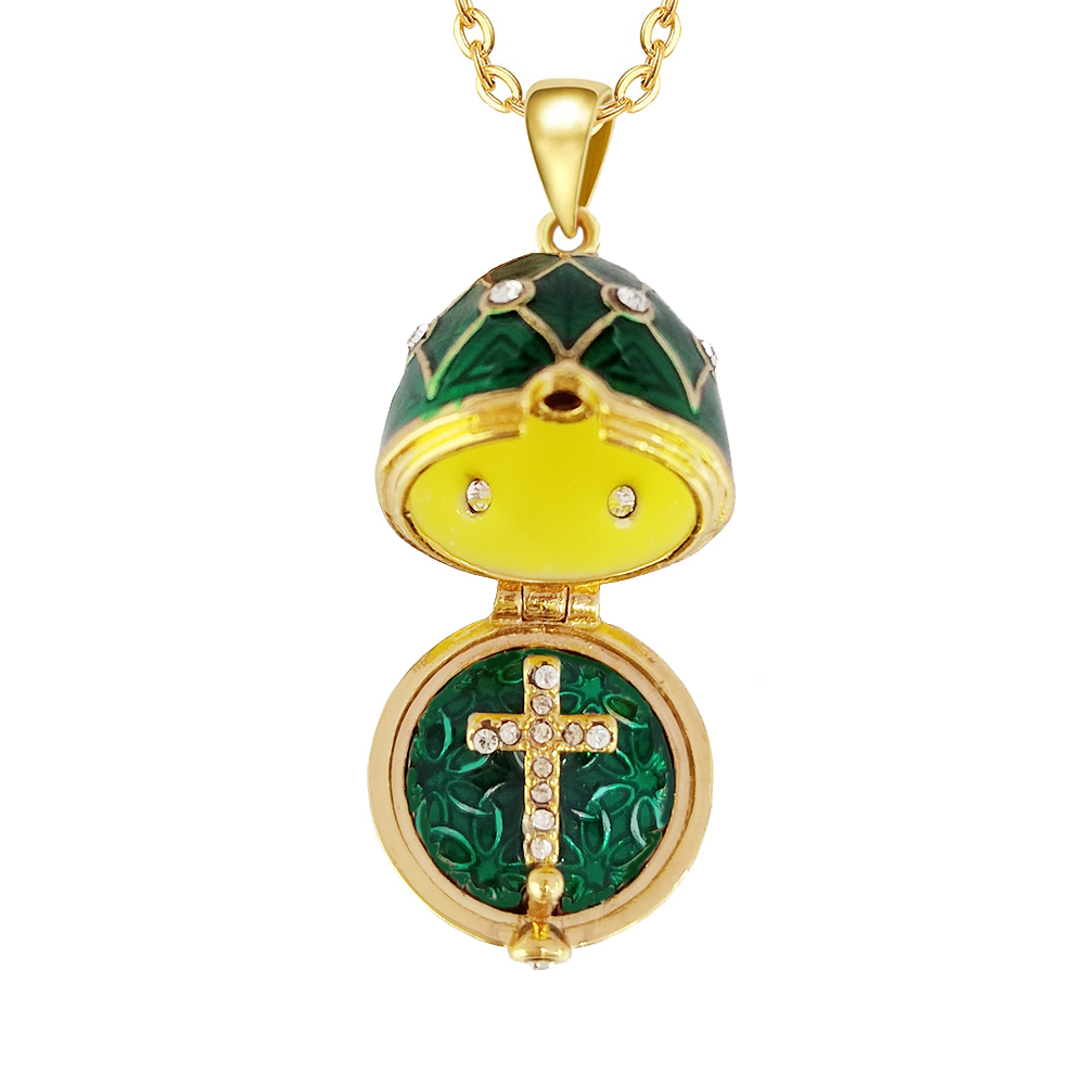 เคลือบ Faberge อีสเตอร์ไข่จี้ส - Vintage Collectible Jewelry บทวิจารณ์และราคา