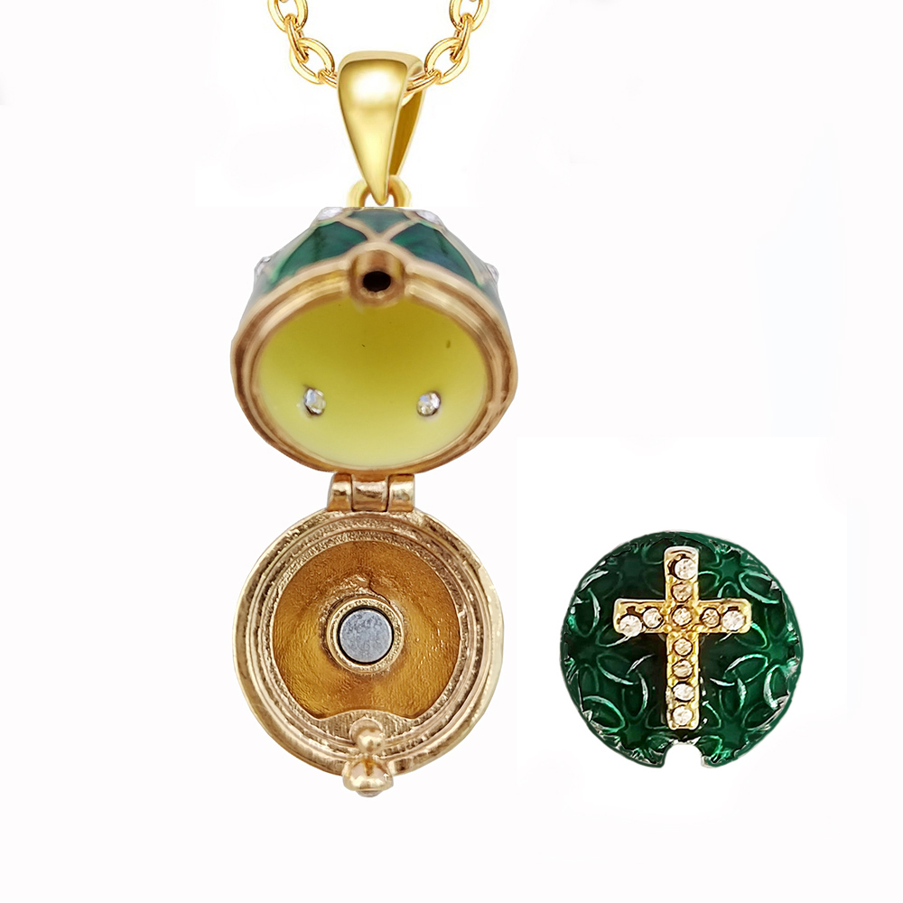 เคลือบ Faberge อีสเตอร์ไข่จี้ส - Vintage Collectible Jewelry บทวิจารณ์และราคา