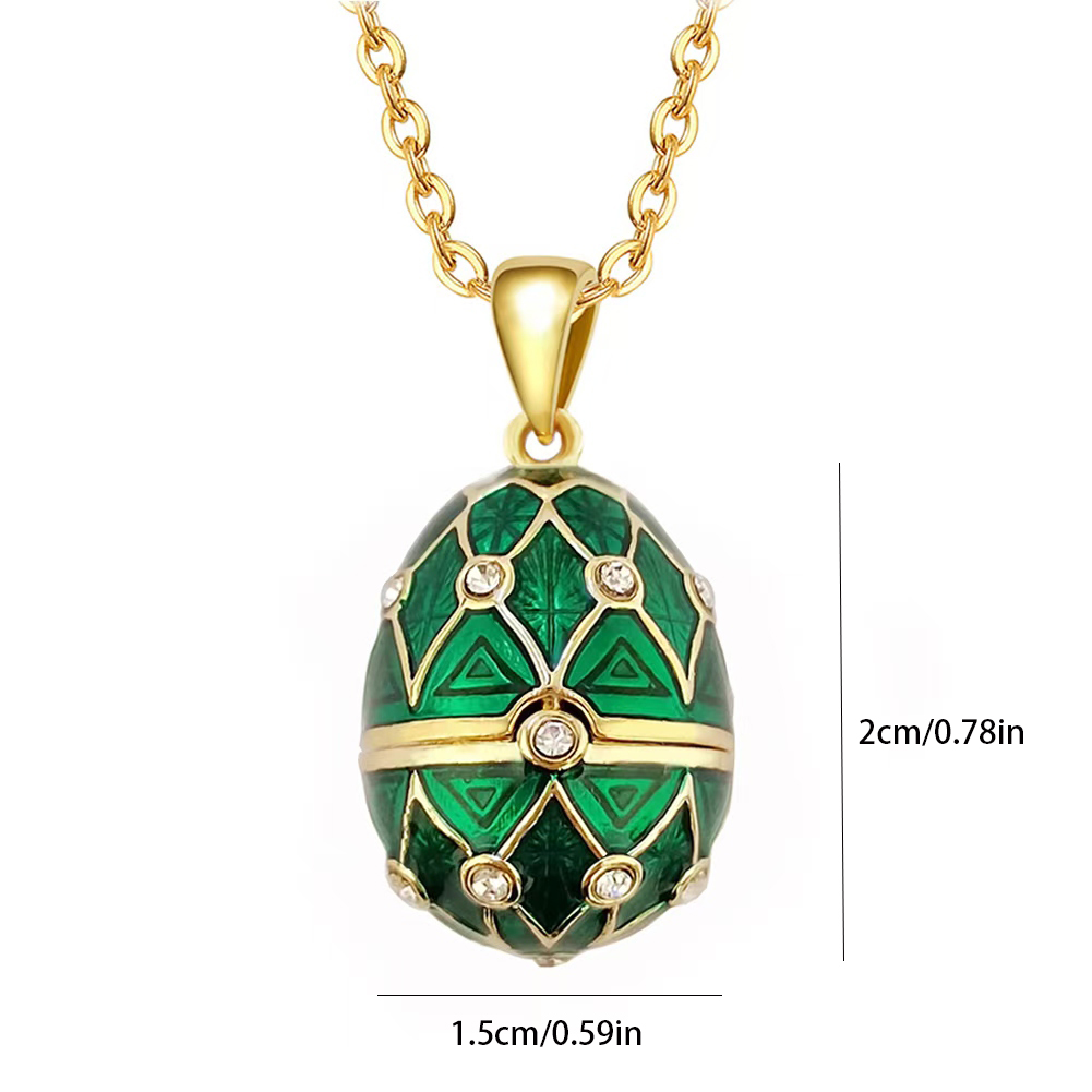 เคลือบ Faberge อีสเตอร์ไข่จี้ส - Vintage Collectible Jewelry บทวิจารณ์และราคา