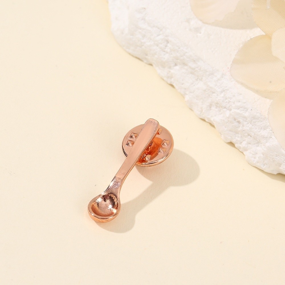 เข็มกลัดรูปช้อนดีไซน์น่ารักแบบ - Vintage Collectible Pins บทวิจารณ์และราคา