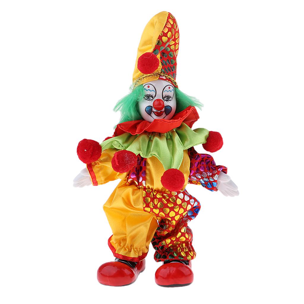 ตุ๊กตาตัวตลก ตุ๊กตาพอร์ซเลน งา - Vintage Collectible Clowns บทวิจารณ์และราคา