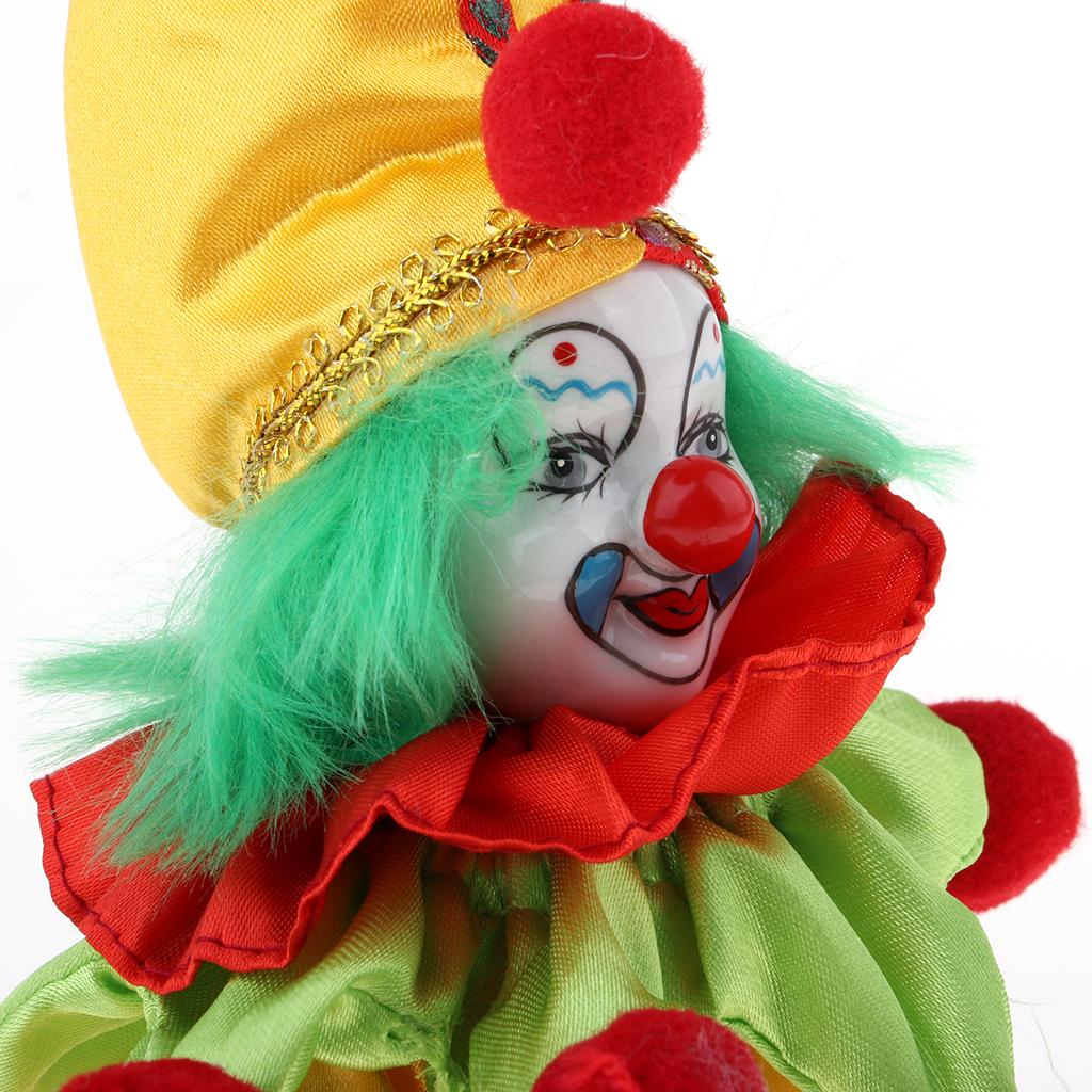 ตุ๊กตาตัวตลก ตุ๊กตาพอร์ซเลน งา - Vintage Collectible Clowns บทวิจารณ์และราคา