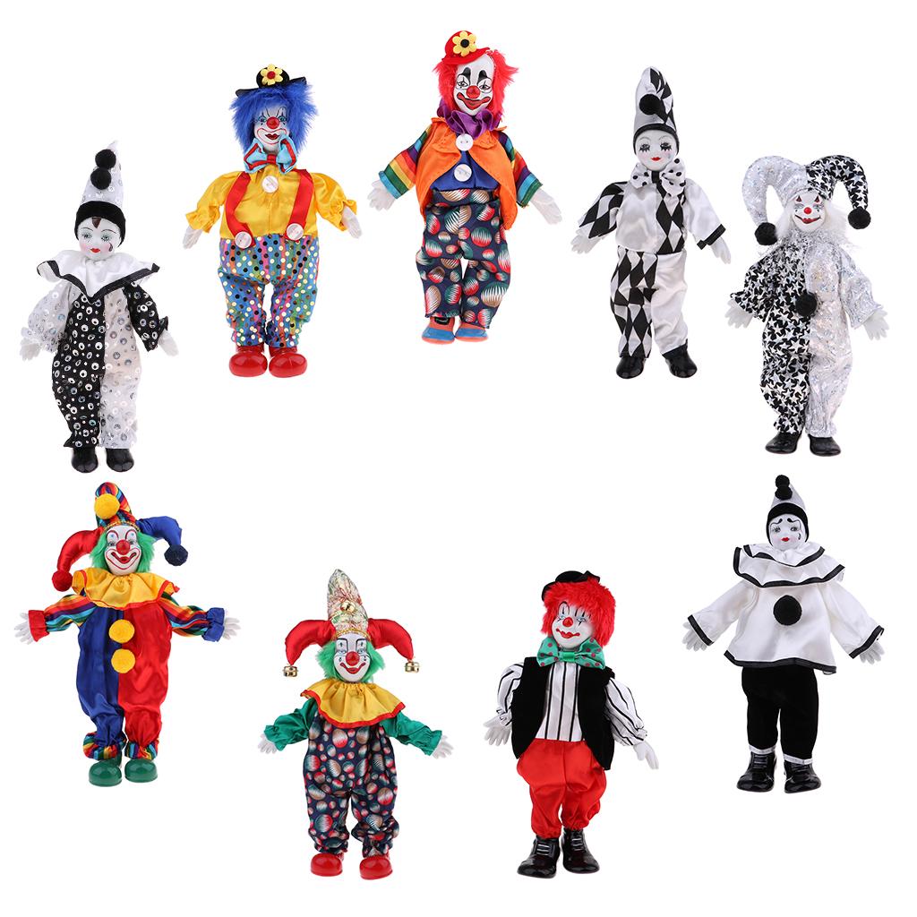 ตุ๊กตาตัวตลกเซรามิกทำมือสไตล์ว - Vintage Collectible Clowns บทวิจารณ์และราคา