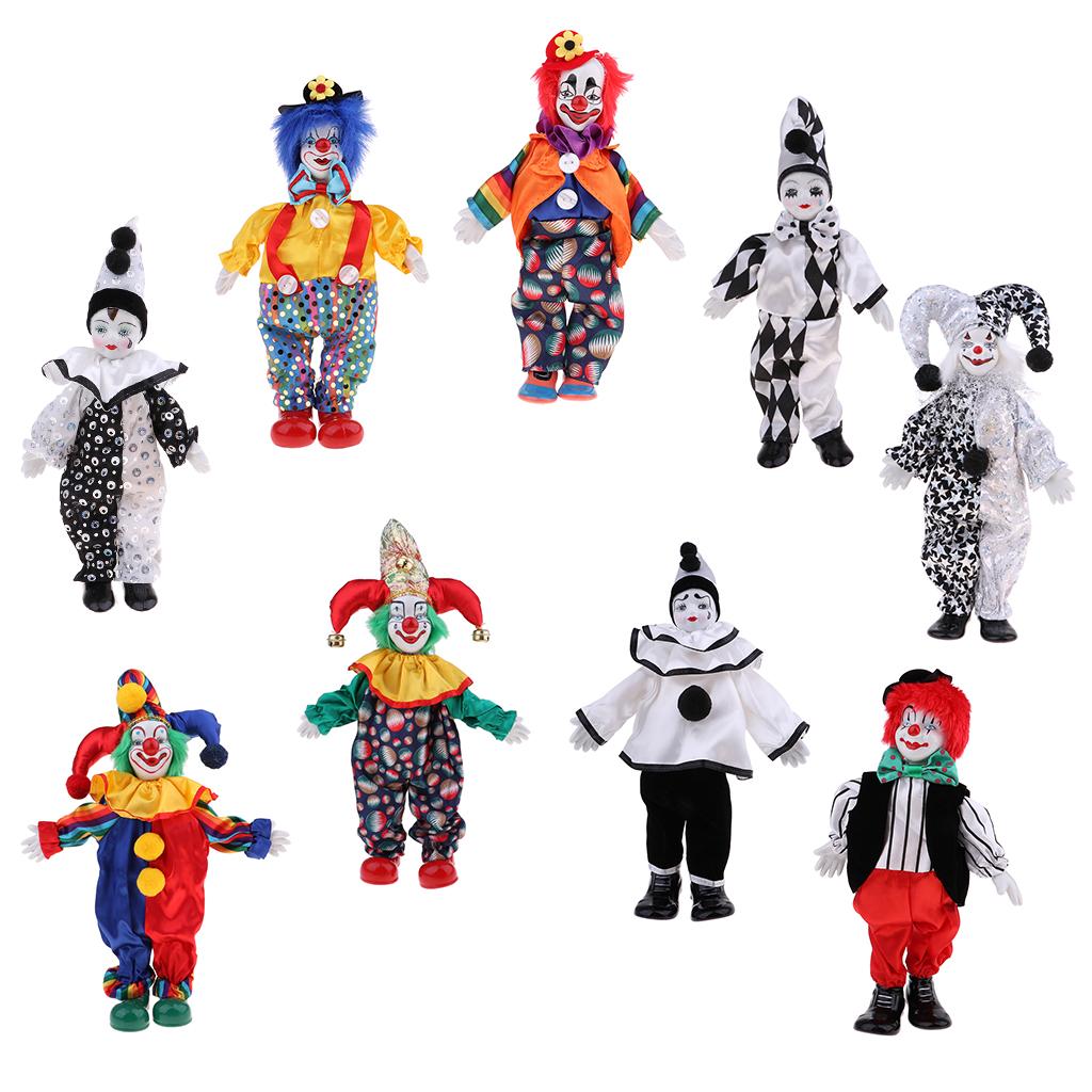 ตุ๊กตาตัวตลกเซรามิกทำมือสไตล์ว - Vintage Collectible Clowns บทวิจารณ์และราคา