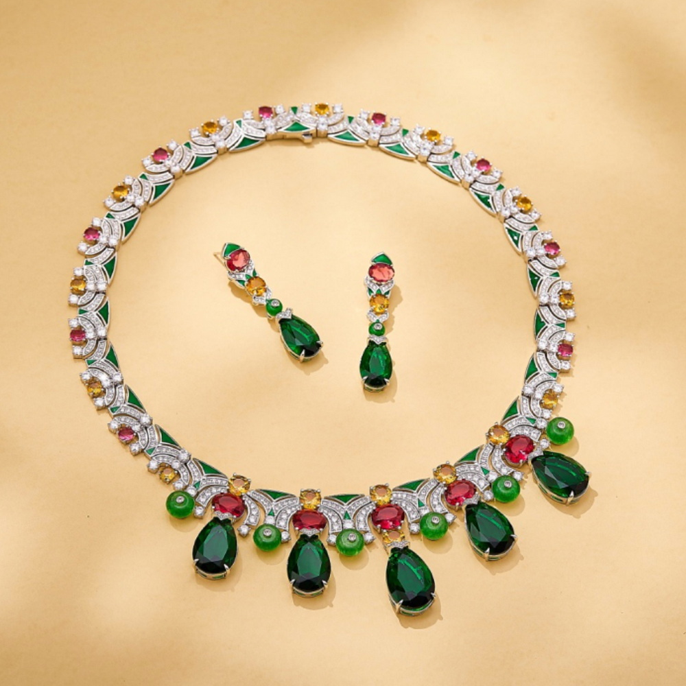ต่างหูและสร้อยคอคอลเลคชั่นดีไซ - Vintage Collectible Jewelry บทวิจารณ์และราคา