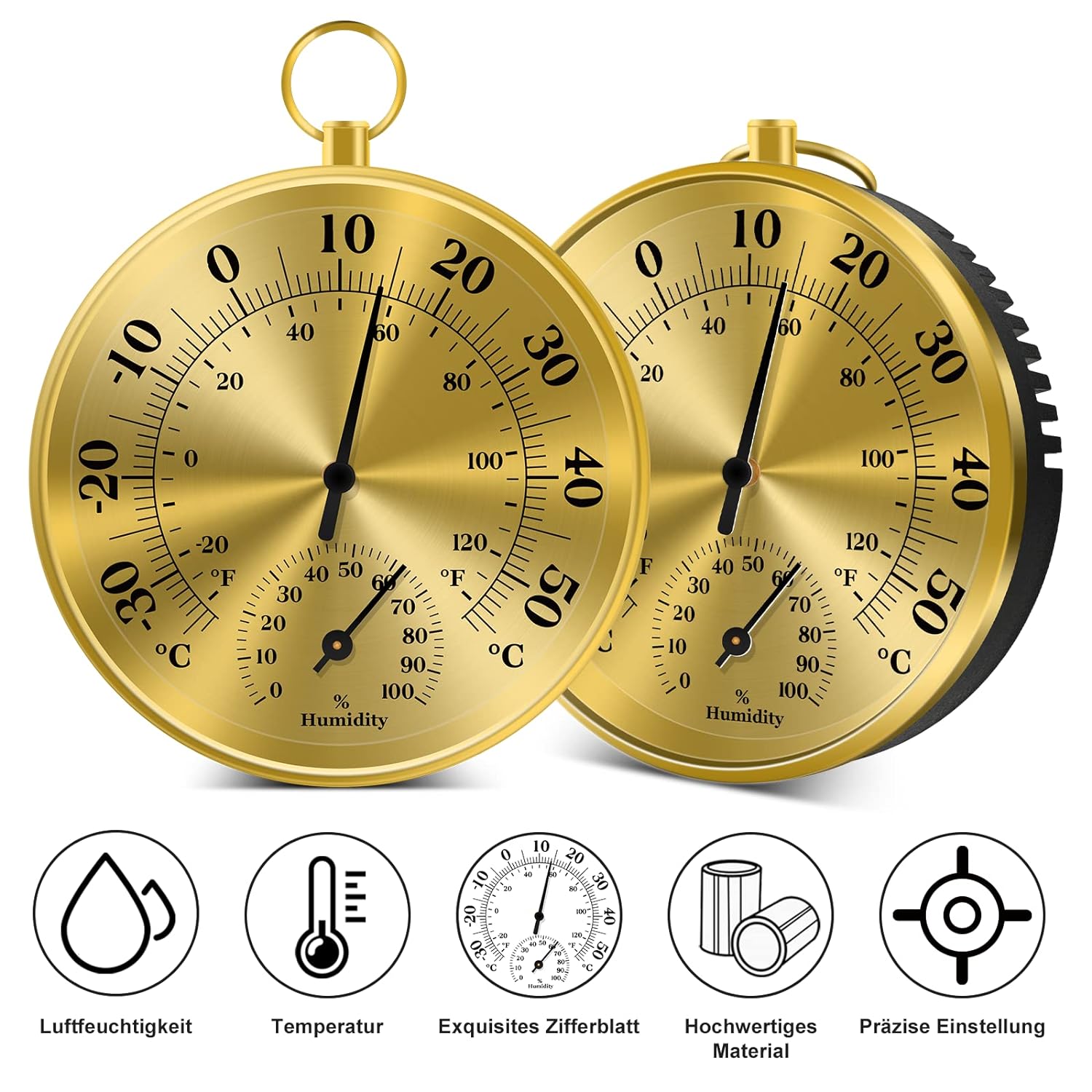 10 ซม.เครื่องวัดอุณหภูมิเครื่อ - Analog Meter Gauge บทวิจารณ์และราคา