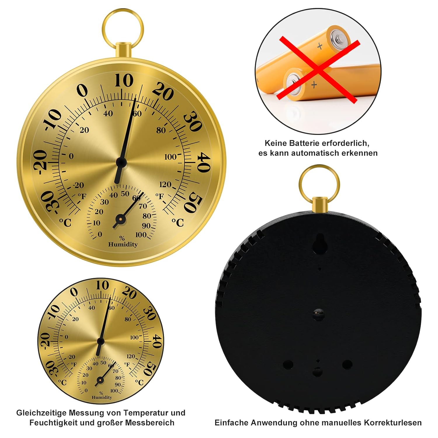 10 ซม.เครื่องวัดอุณหภูมิเครื่อ - Analog Meter Gauge บทวิจารณ์และราคา