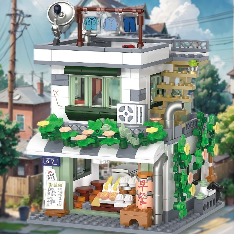 ตัวต่ออาคารร้านค้าสไตล์วินเทจข - Vintage Collectible Toy Store บทวิจารณ์และราคา