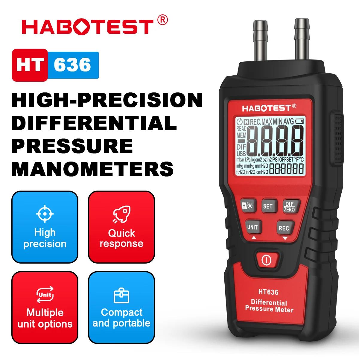 HABOTEST HT636 เครื่องวัดความด - Analog Meter Gauge บทวิจารณ์และราคา