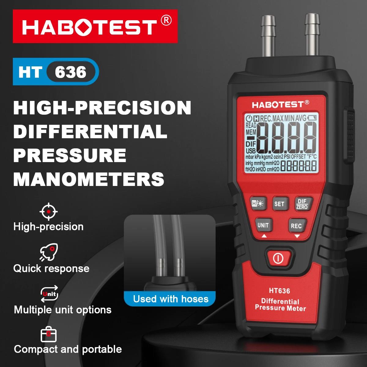 HABOTEST HT636 เครื่องวัดความด - Analog Meter Gauge บทวิจารณ์และราคา
