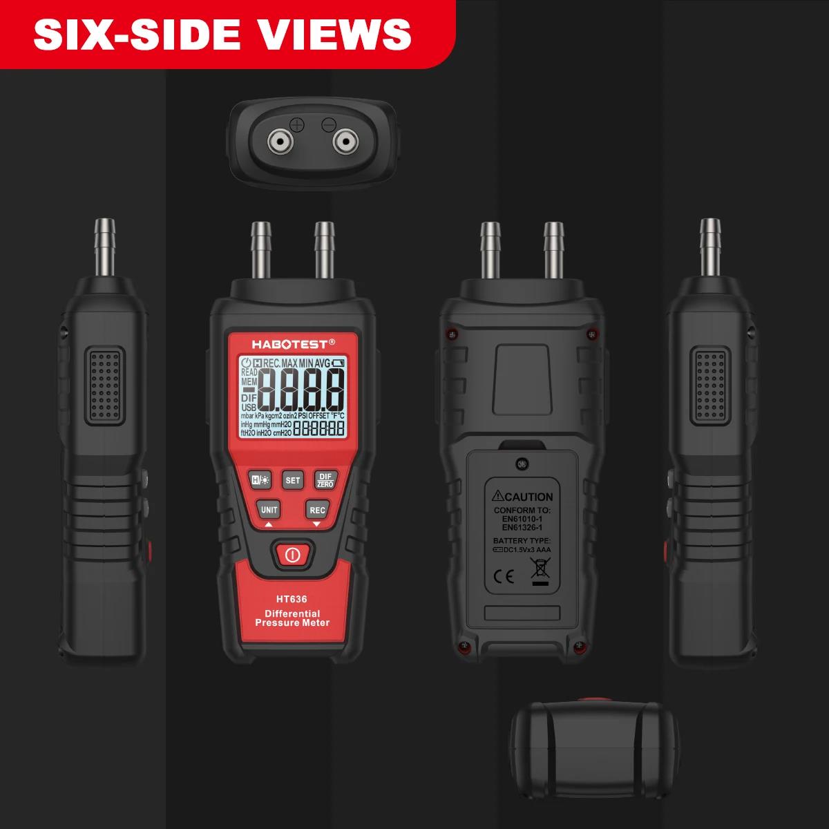 HABOTEST HT636 เครื่องวัดความด - Analog Meter Gauge บทวิจารณ์และราคา