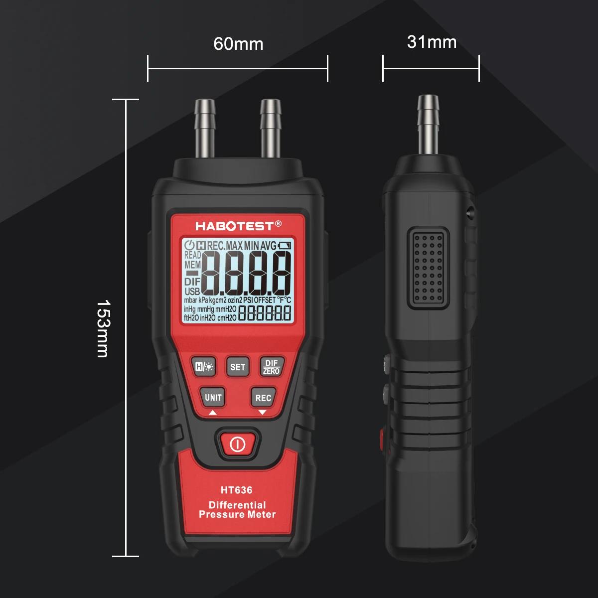 HABOTEST HT636 เครื่องวัดความด - Analog Meter Gauge บทวิจารณ์และราคา