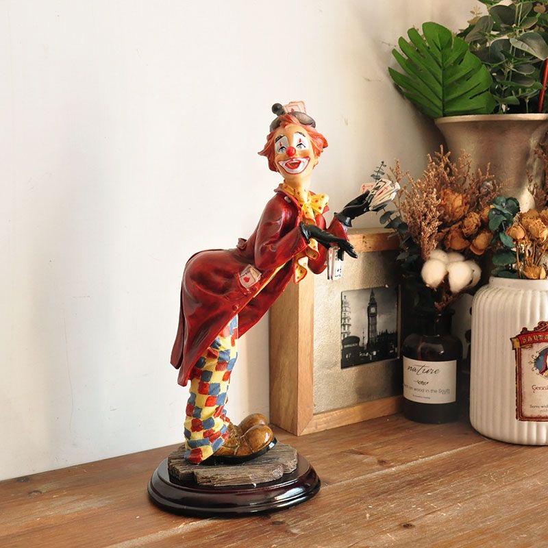 รูปปั้นตัวละครตัวตลกวาดมือสไตล - Vintage Collectible Clowns บทวิจารณ์และราคา