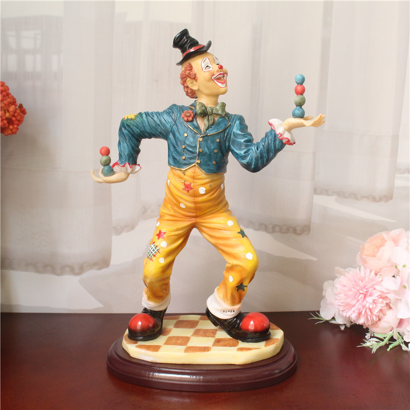 รูปปั้นตัวละครตัวตลกวาดมือสไตล - Vintage Collectible Clowns บทวิจารณ์และราคา