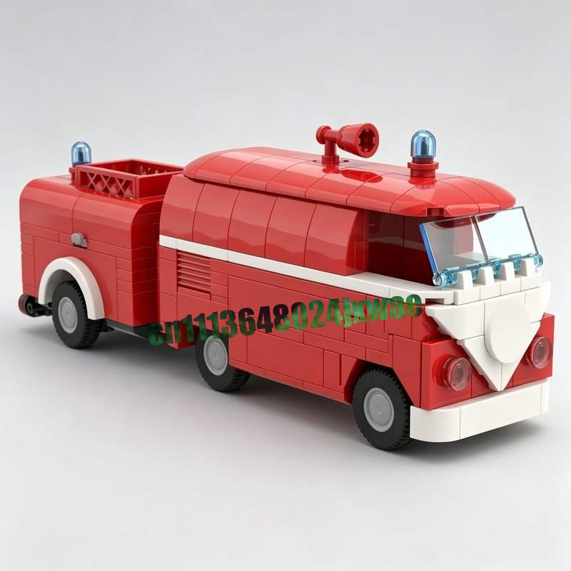 369 ชิ้น MOC รถดับเพลิงวินเทจ  - Vintage Collectible Trucks บทวิจารณ์และราคา
