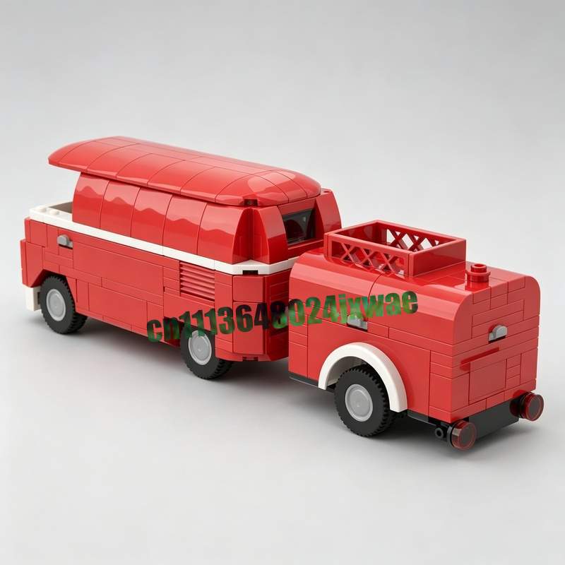 369 ชิ้น MOC รถดับเพลิงวินเทจ  - Vintage Collectible Trucks บทวิจารณ์และราคา