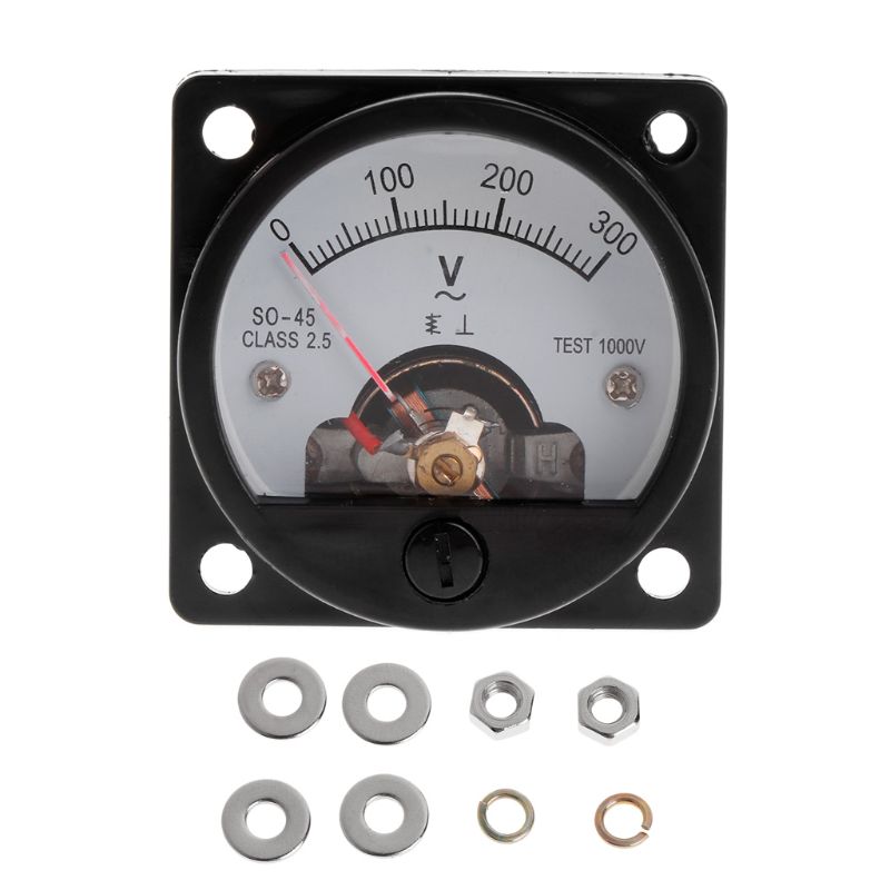 โวลต์มิเตอร์SO-45 AC 0-300V An - Analog Meter Gauge บทวิจารณ์และราคา
