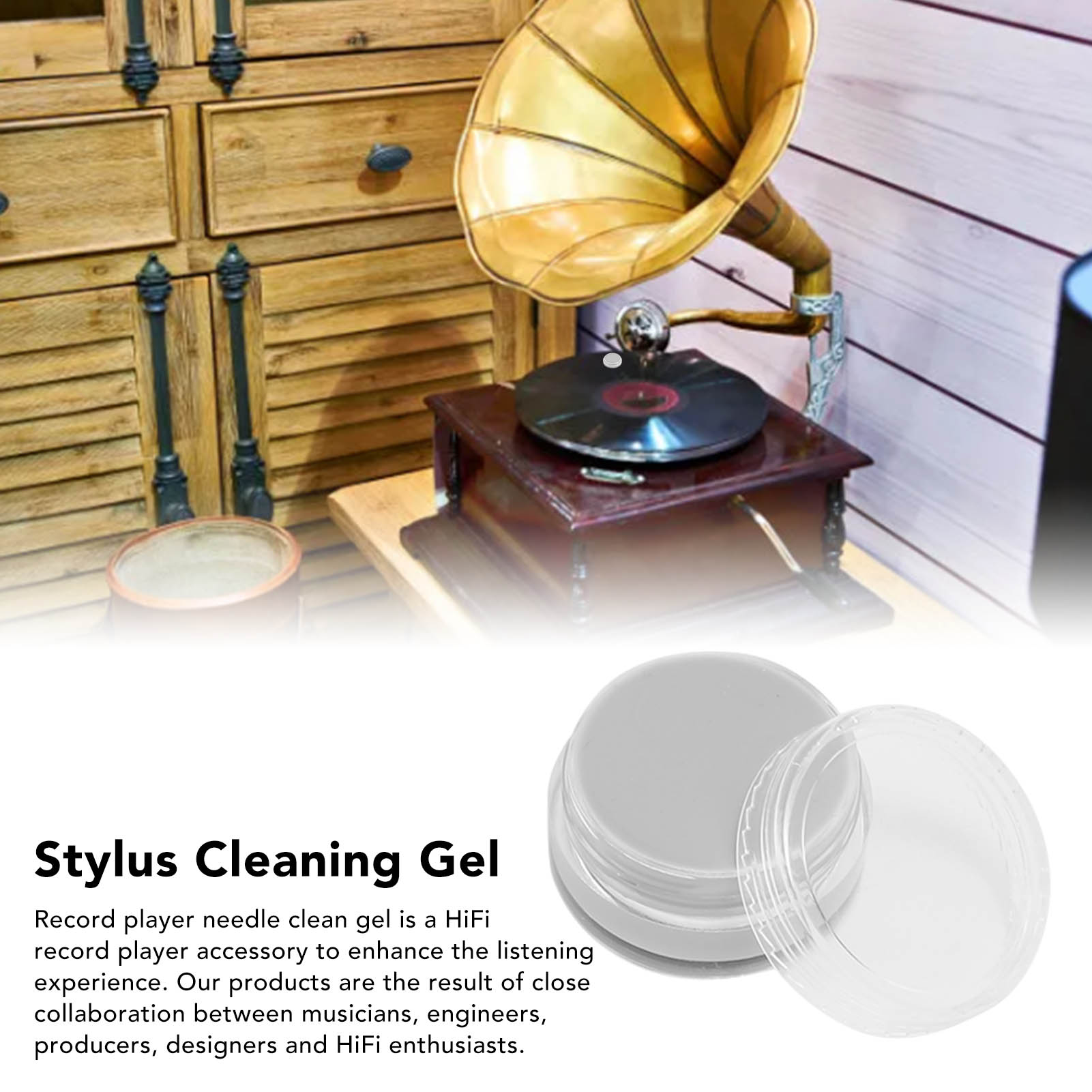 แบบพกพาแผ่นเสียงสไตลัสเจลทําคว - Record Player Needle บทวิจารณ์และราคา