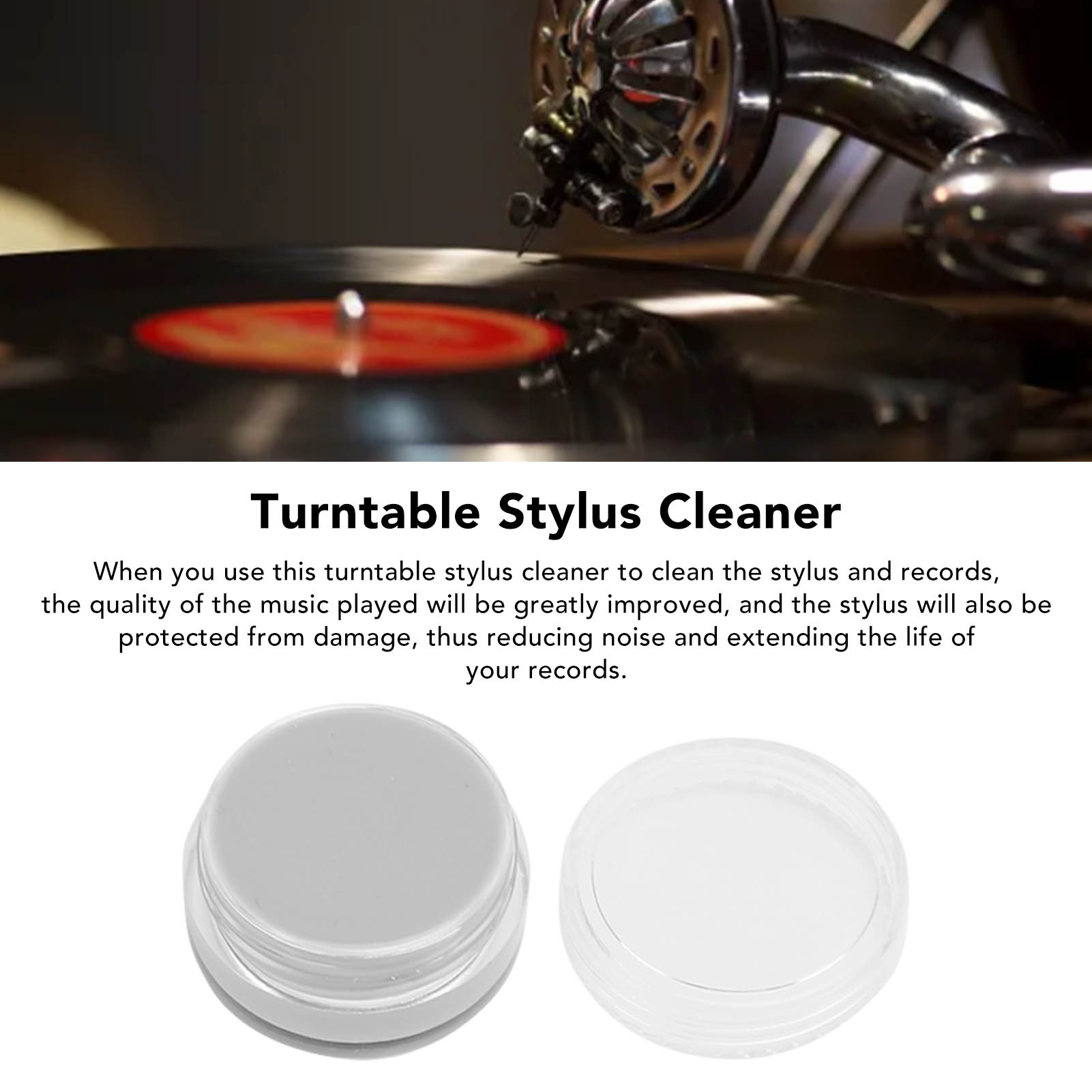 แบบพกพาแผ่นเสียงสไตลัสเจลทําคว - Record Player Needle บทวิจารณ์และราคา
