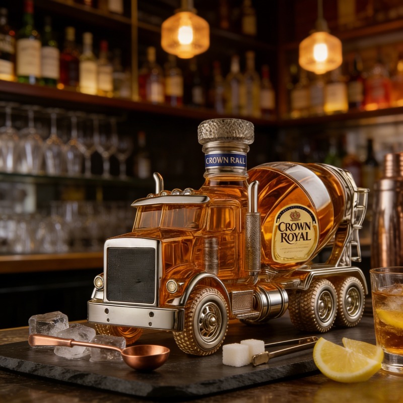 ขวดเหล้าดีไซน์รถบรรทุกวินเทจ แ - Vintage Collectible Liquor Bottles บทวิจารณ์และราคา