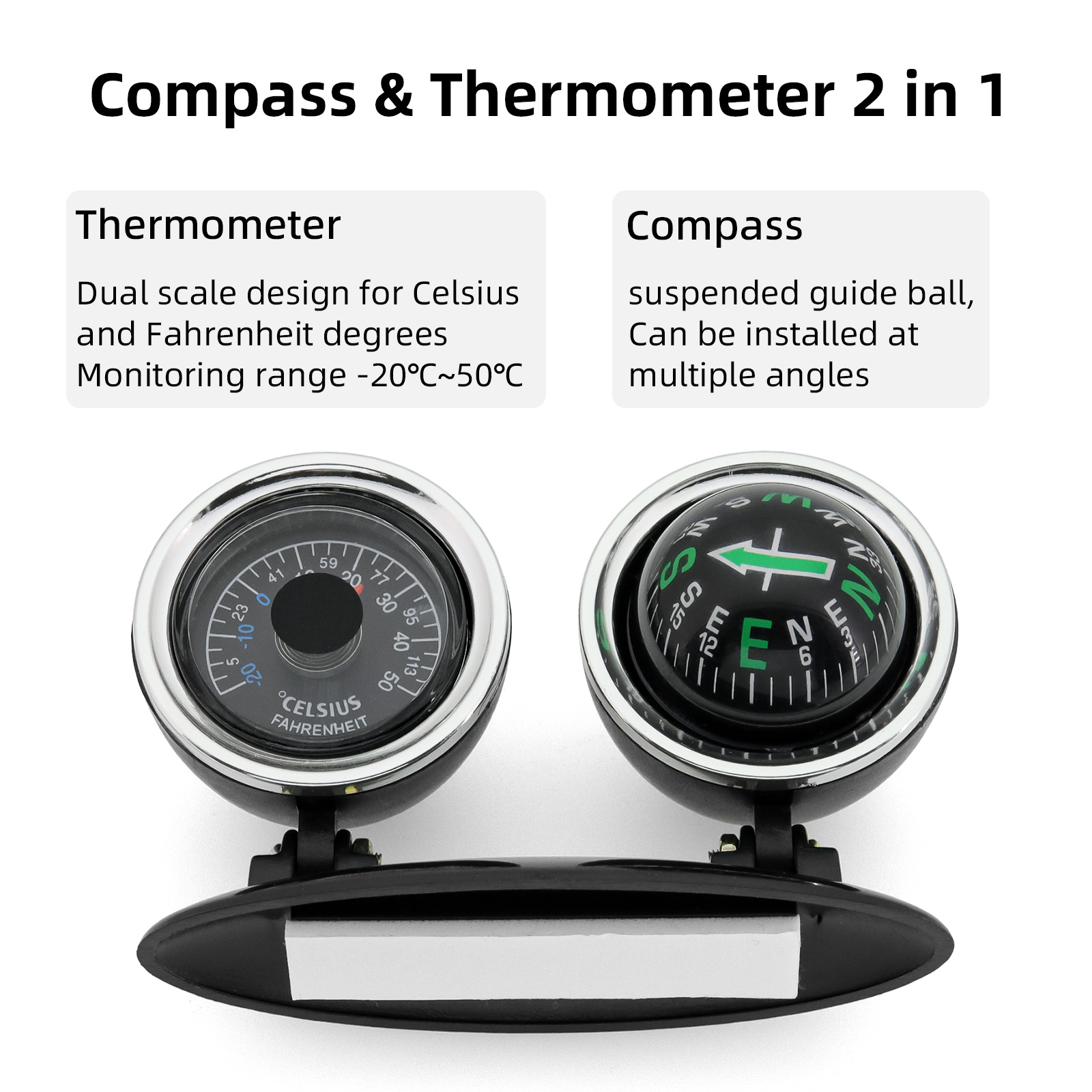 เครื่องประดับรถยนต์ เข็มทิศ เท - Analog Meter Gauge บทวิจารณ์และราคา