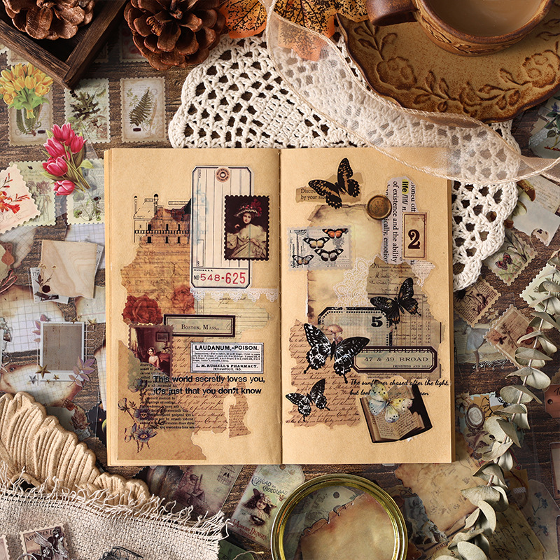 สมุดสติกเกอร์ไดคัทวินเทจ 20 แผ - Vintage Collectible Books บทวิจารณ์และราคา