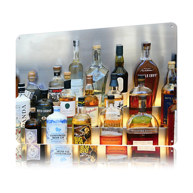 โปสเตอร์สะสมขวดเหล้า งานศิลปะต - Vintage Collectible Liquor Bottles บทวิจารณ์และราคา
