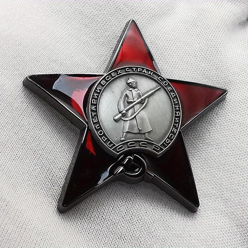 เข็มกลัดรูปดาวสีแดง 1 ชิ้น สไต - Vintage Collectible Pins บทวิจารณ์และราคา