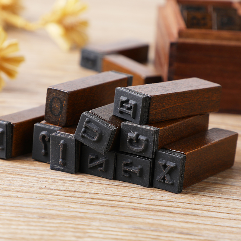 ชุดแสตมป์ไม้ลายตัวอักษรและตัวเ - Vintage Collectible Stamps บทวิจารณ์และราคา